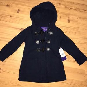 Girls navy coat